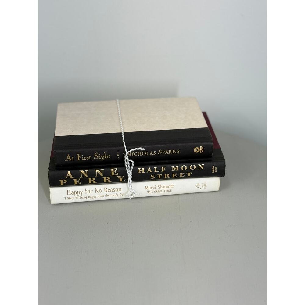 Vintage ombré effect white to black Decorative Book collection